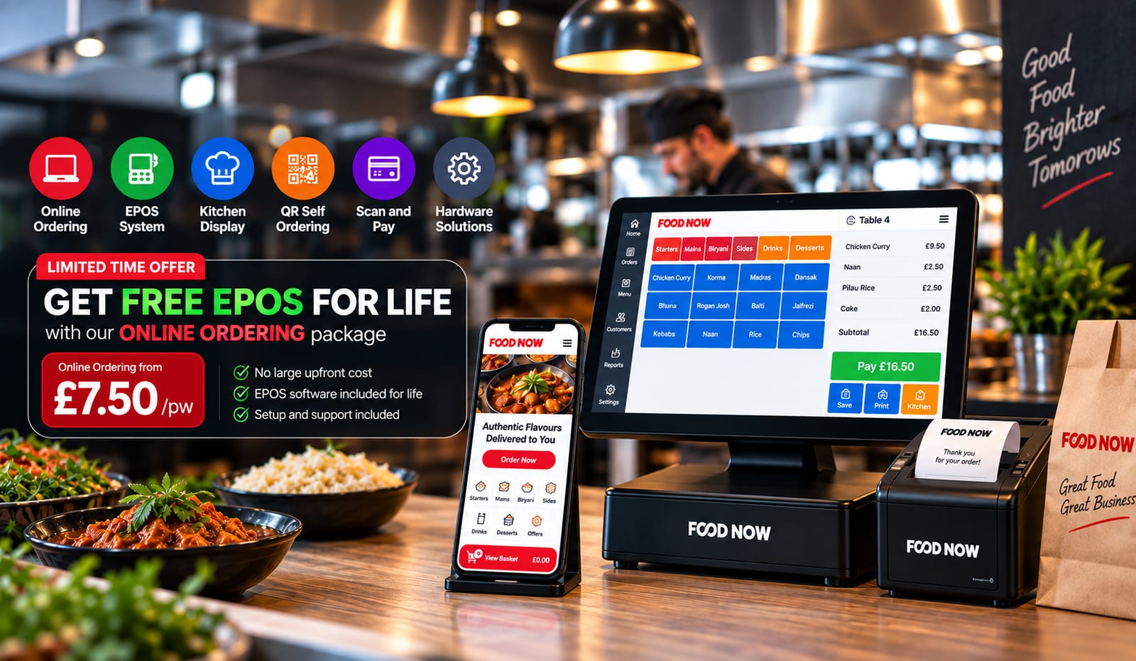 Free EPOS for life with our online ordering package
